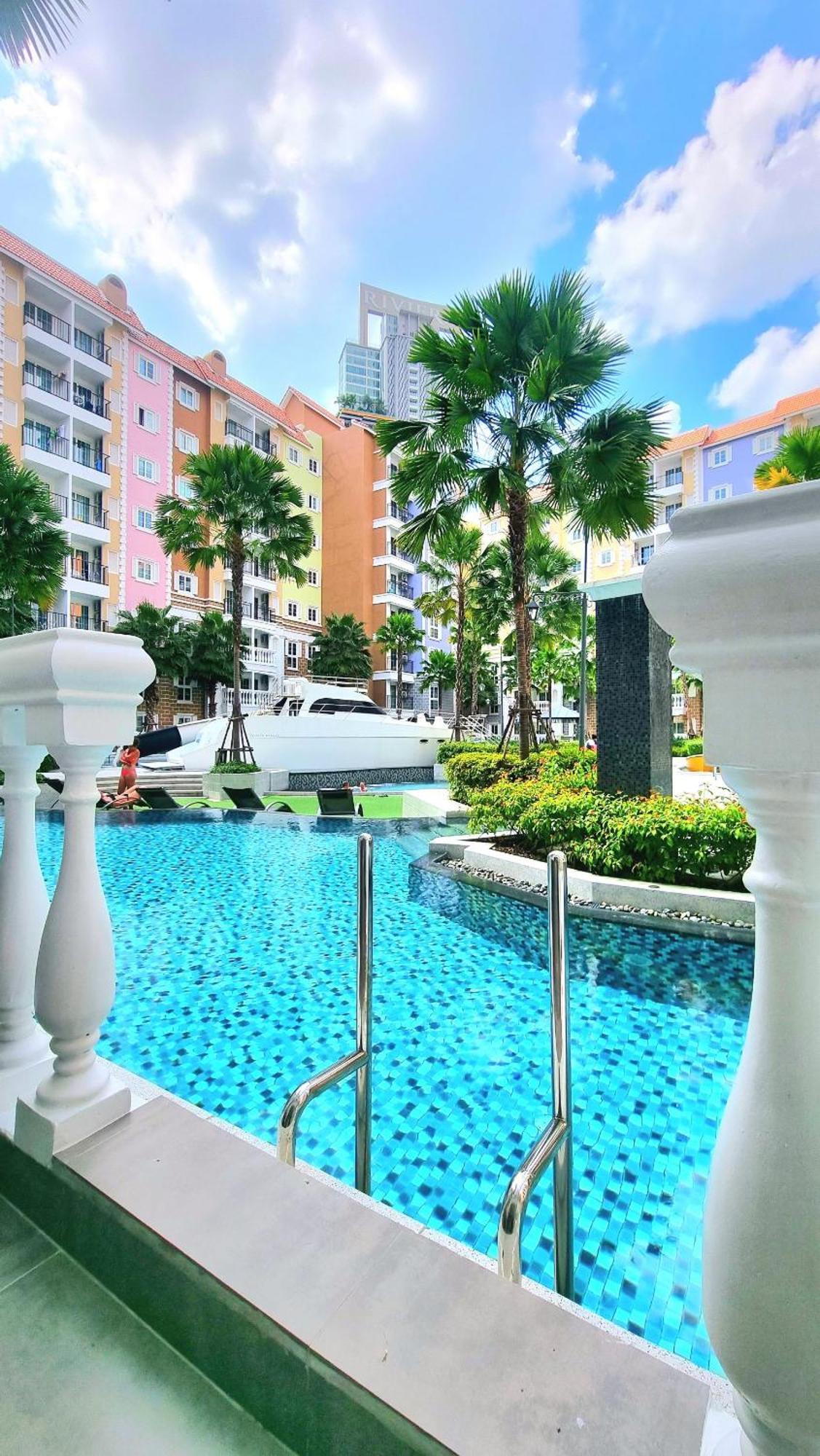 Seven Seas Cote D'Azur Resort Jomtien Na Chom Thian Exteriör bild
