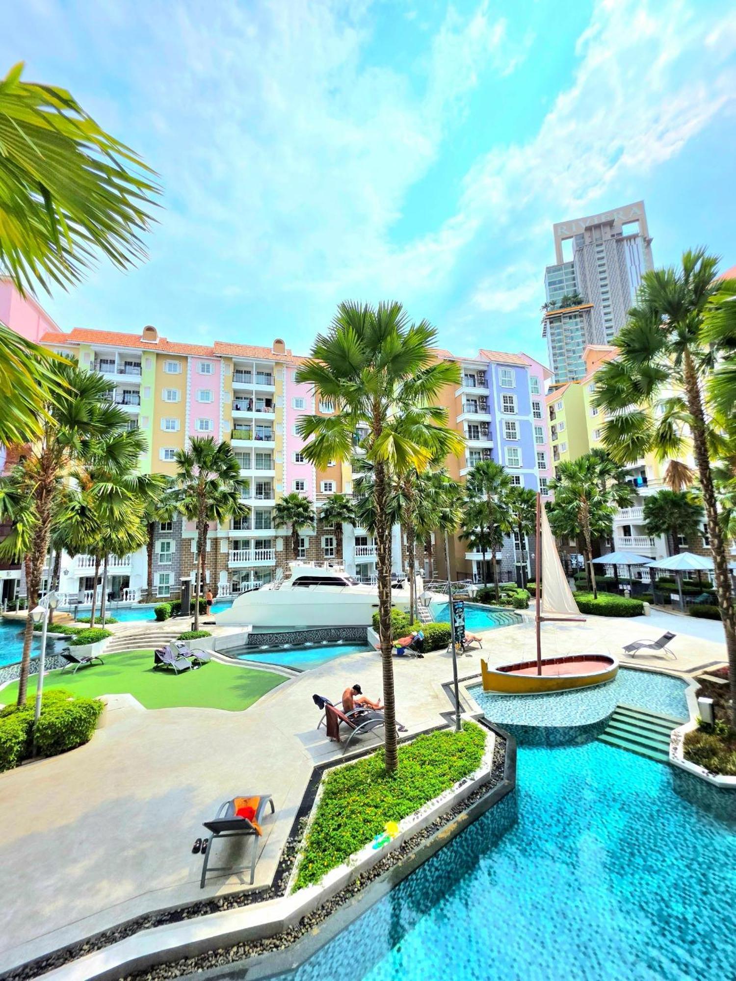 Seven Seas Cote D'Azur Resort Jomtien Na Chom Thian Exteriör bild